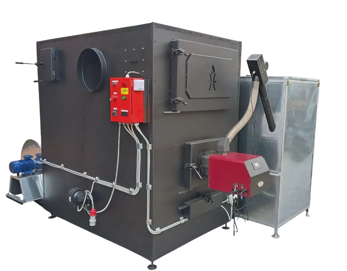 Generator aer cald pe peleti Hestya 200 kW