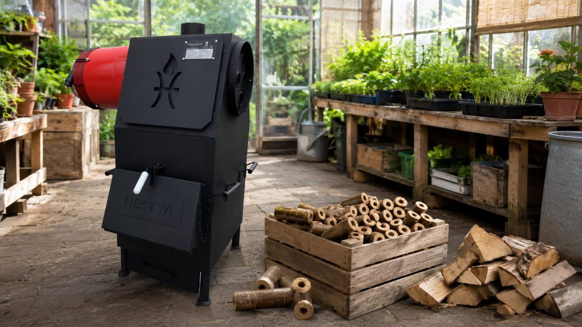 brichete vs lemn generator aer cald