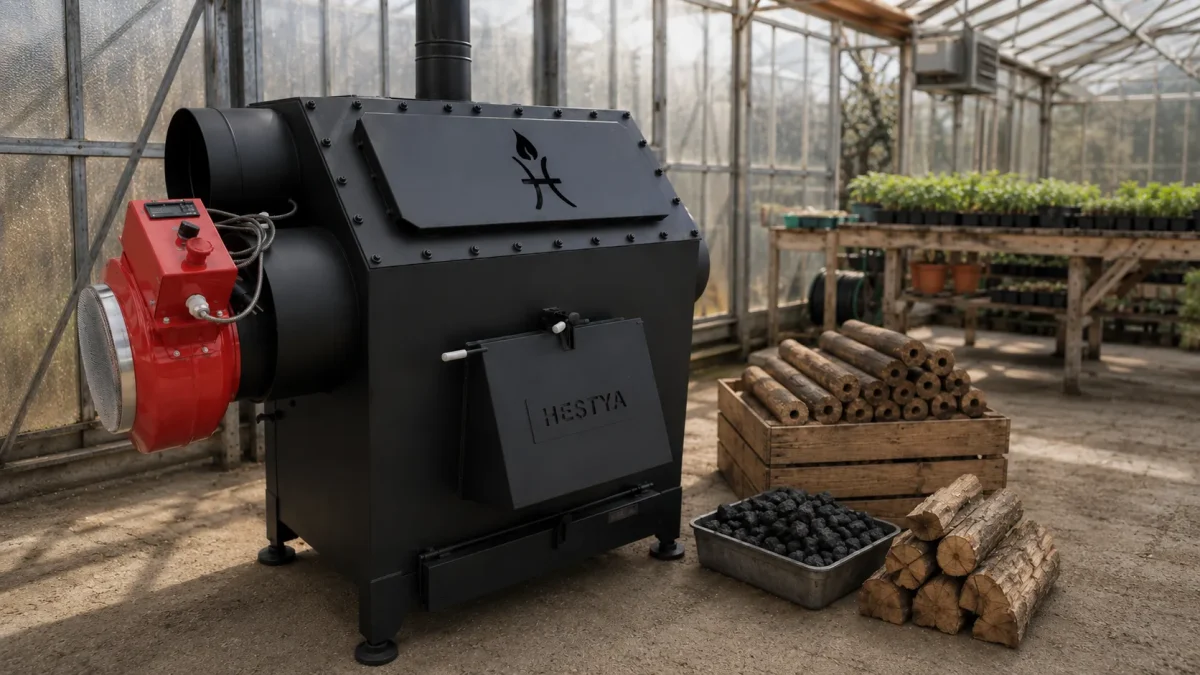 carbune cocs generator aer cald sera