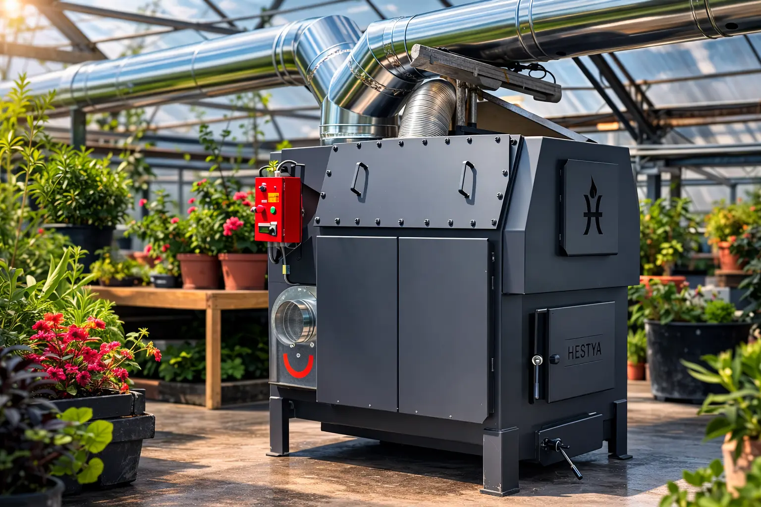 Generator aer cald Hestya pentru solar