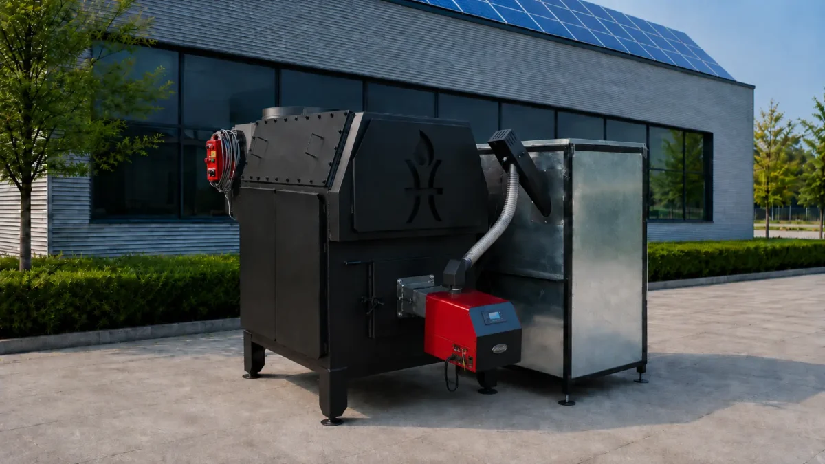 generator aer cald peleti 100kw SME Eco-Tech