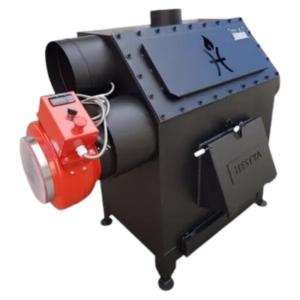 Generator aer cald pe lemne, carbune HESTYA 30kW